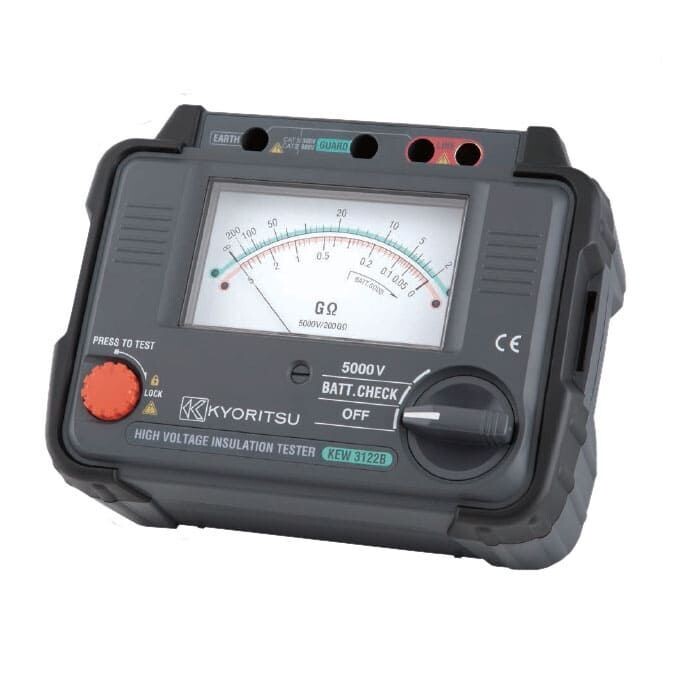 HIGH VOLTAGE INSULATION TESTER KYORITSU KEW 3122B
