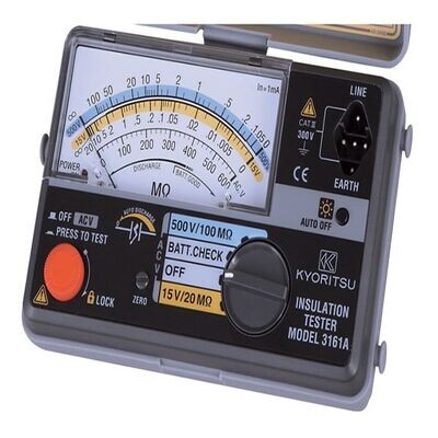 ANALOGUE INSULATION TESTER KYORITSU 3161A
