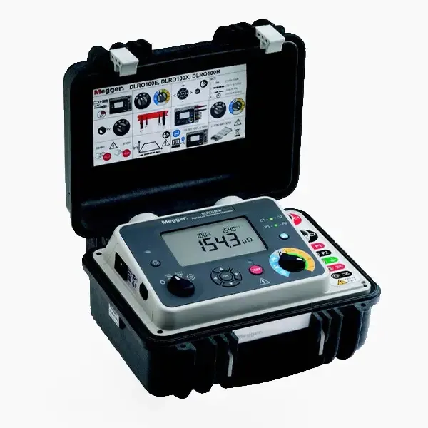 Megger DLRO100XB Digital Low Resistance Ohmmeter