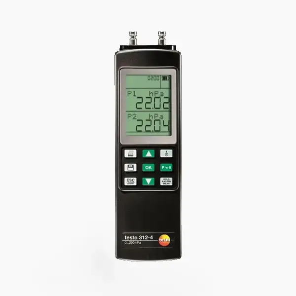 TESTO 312-4 Differential Pressure Measuring Instrument