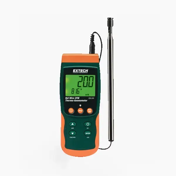Extech SDL350 Hot Wire CFM Thermo Anemometer Datalogger