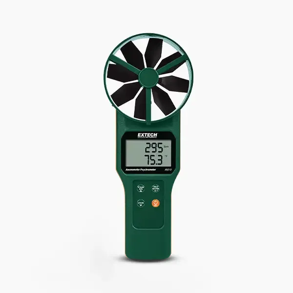EXTECH AN310 Large Vane CFM CMM Anemometer Psychrometer