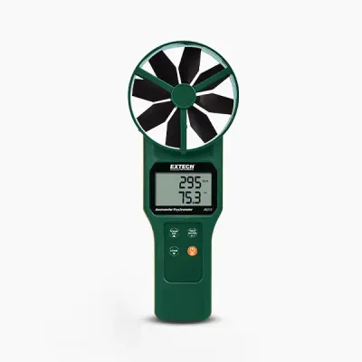 EXTECH AN310 Large Vane CFM CMM Anemometer Psychrometer