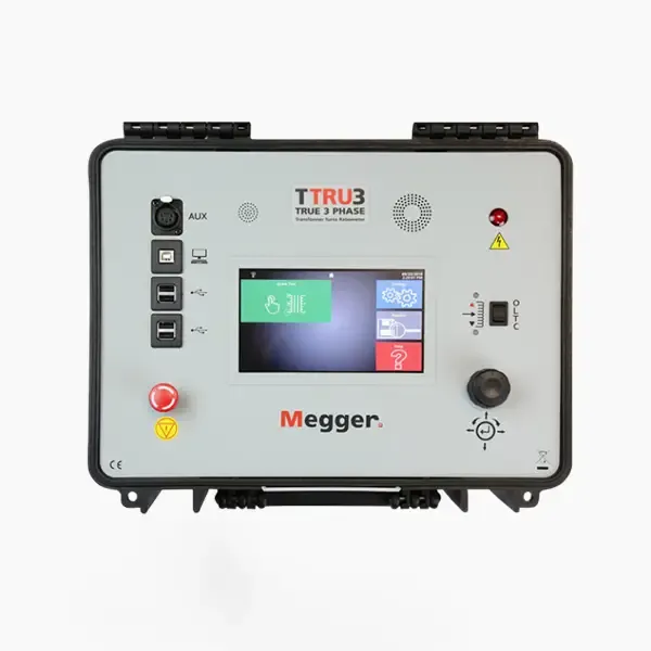 Megger TTRU3 True 3 Phase Transformer Turns Ratiometer