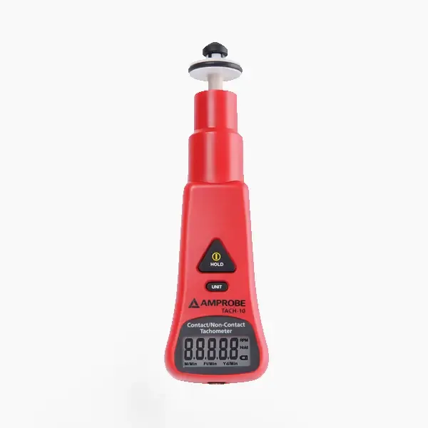 Amprobe TACH-10 Contact and Non-Contact Tachometer