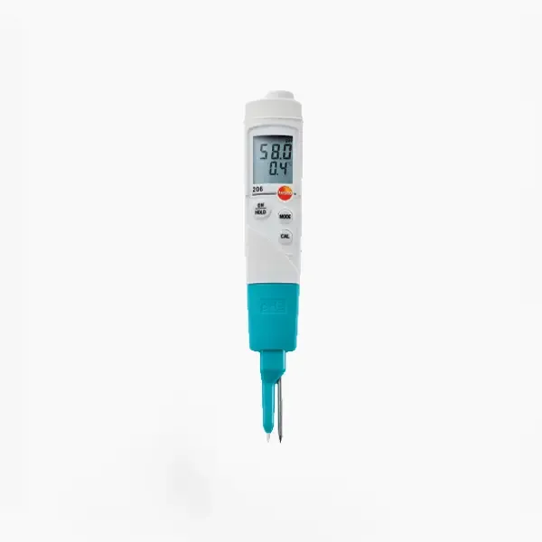 Testo 206-pH2 Starter Set pH Meter