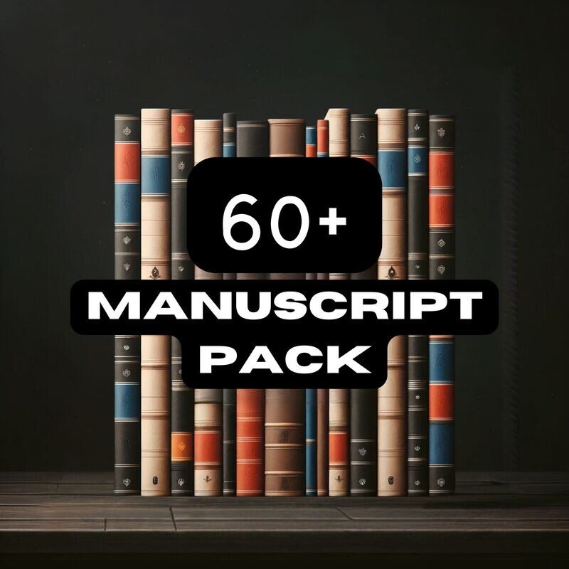 ​60-Manuscript Pack: Fully-Formatted, Edited, and Ready to Publish  Manuscripts of In-Demand Public Domain Books