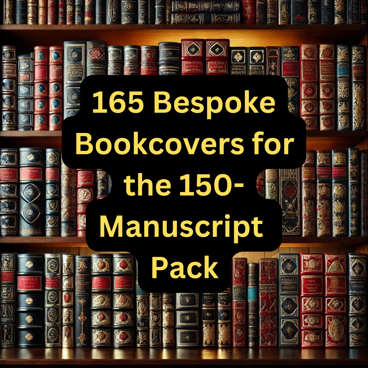 165 Bespoke Book Covers for the 150-Manuscript Pack