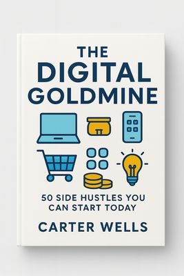 eBook: The Digital Goldmine - 50 Side Hustles You Can Start by Carter Wells