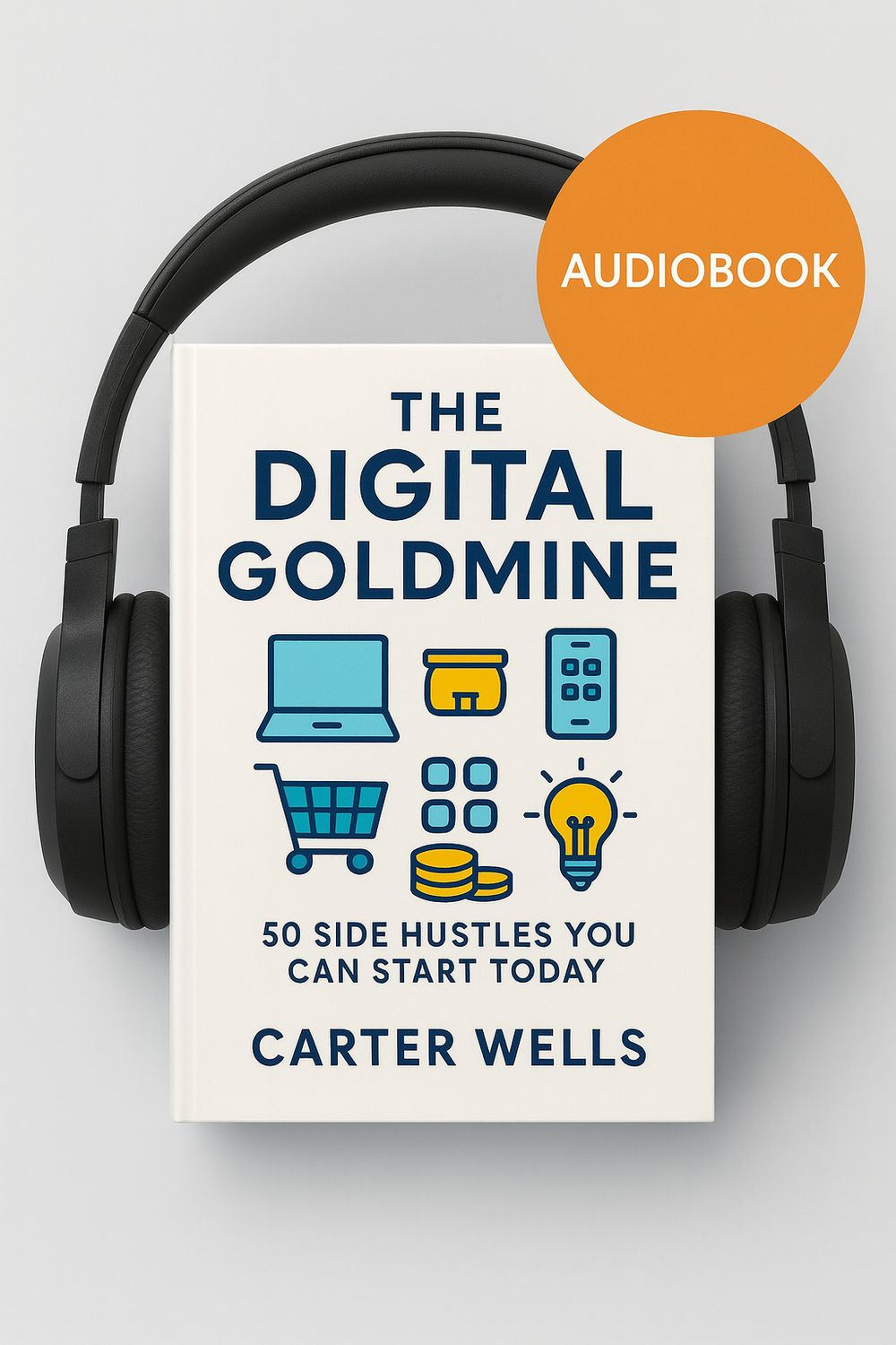Audiobook: The Digital Goldmine - 50 Side Hustles You Can Start by Carter Wells