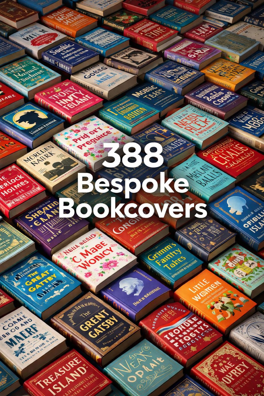 388 Bespoke Bookcovers - Special Order - 30% Discount Applied