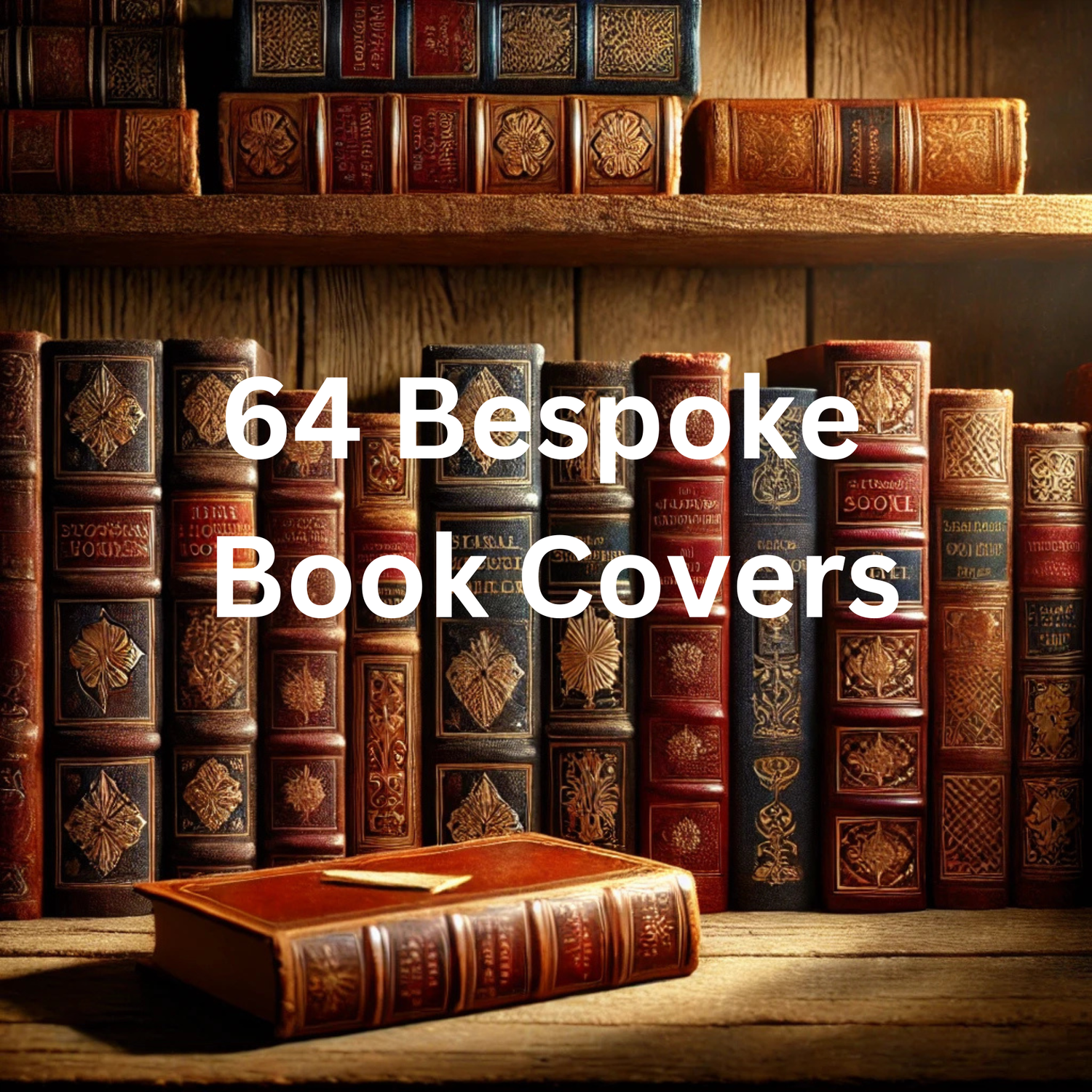 64 Bespoke Bespoke Book Covers  - SOLD - John N.