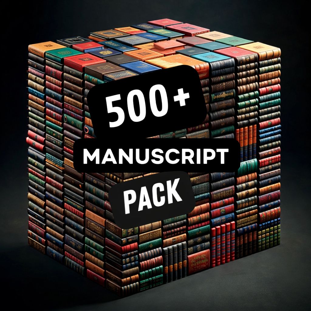 500-Manuscript Pack: Fully-Formatted, Edited, and Ready to Publish  Manuscripts of In-Demand Public Domain Books