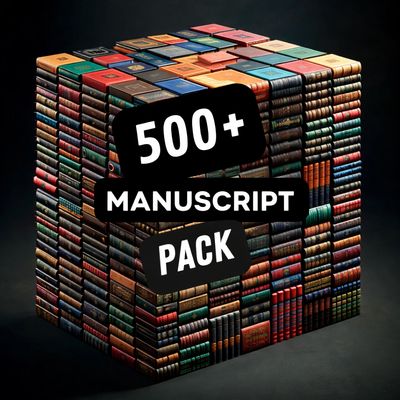 500-Manuscript Pack: Fully-Formatted, Edited, and Ready to Publish  Manuscripts of In-Demand Public Domain Books