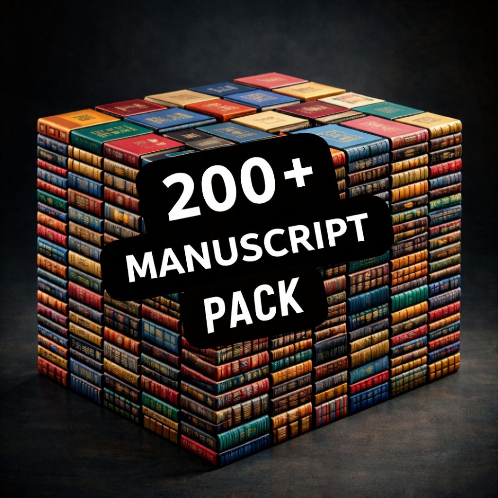 200-Manuscript Pack: Fully-Formatted, Edited, and Ready to Publish  Manuscripts of In-Demand Public Domain Books