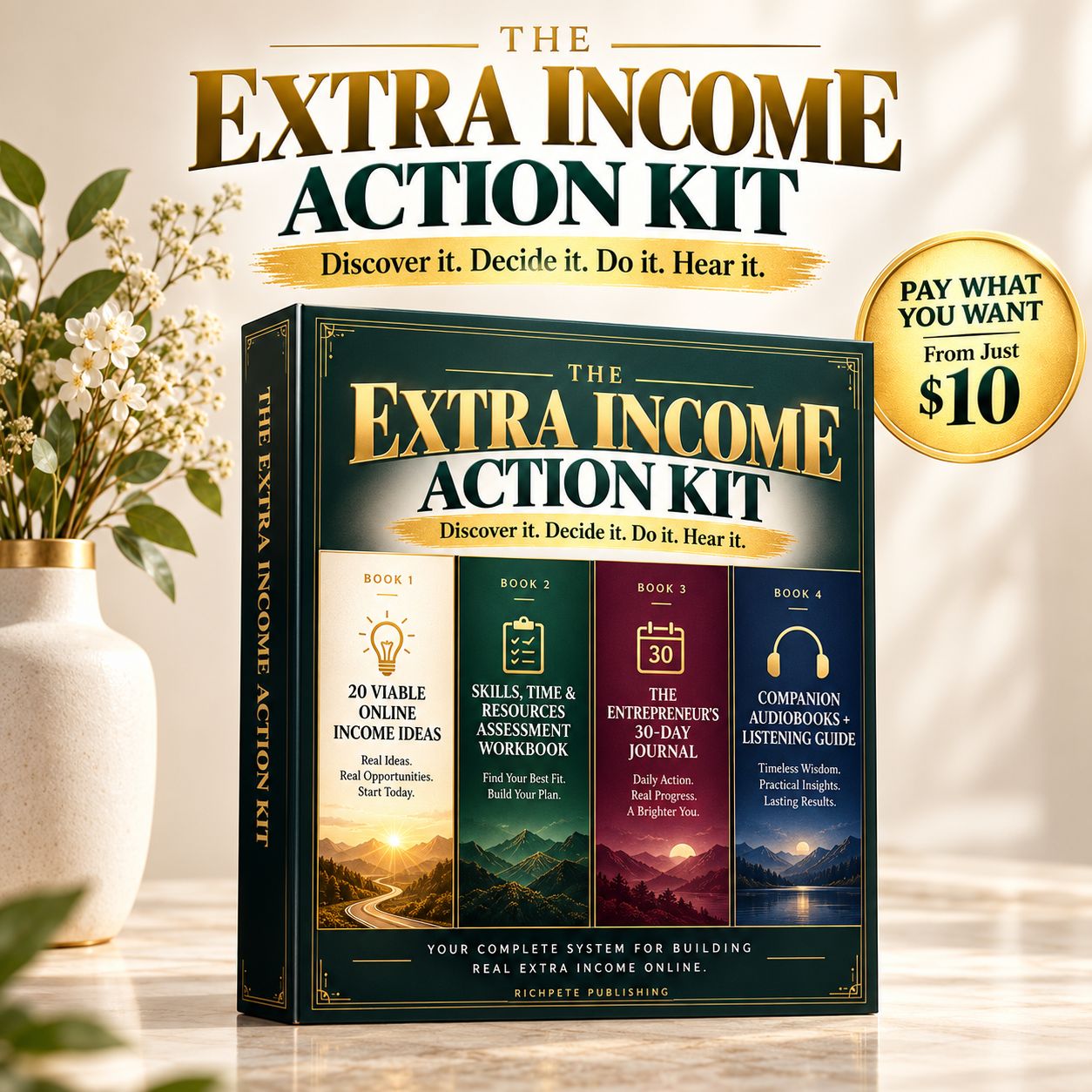 The Extra Income Action Kit - Pay What You Want From $10