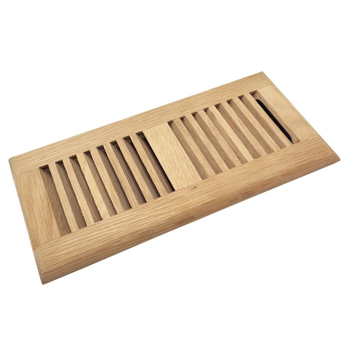 Unfinished Drop In Maple Oak Vent Self-Rimming Floor Register