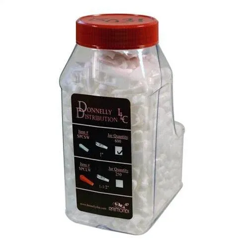 Donnelly Small Wedges White 600 Jar