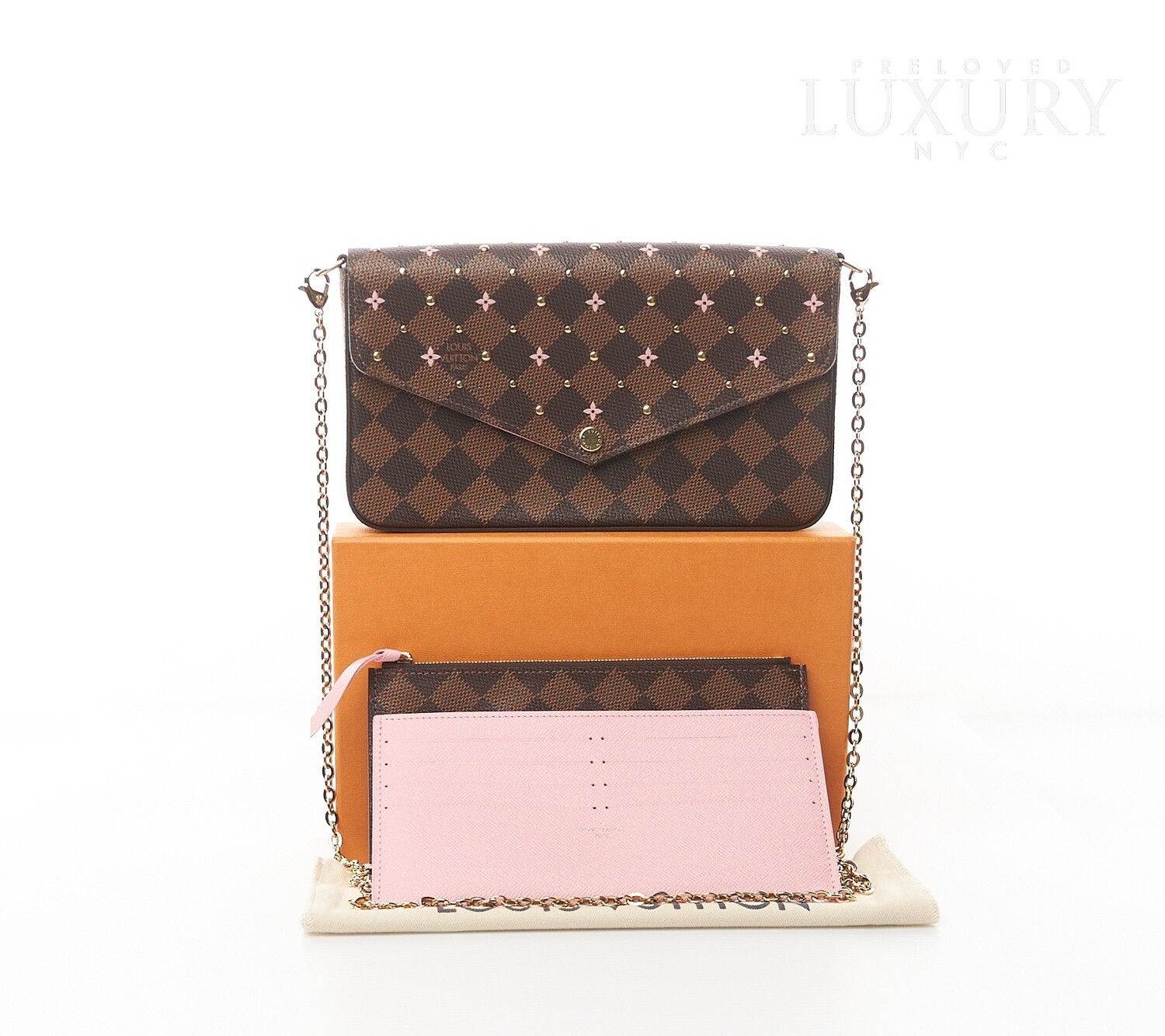 Louis Vuitton Felicie Pochette DE Studded