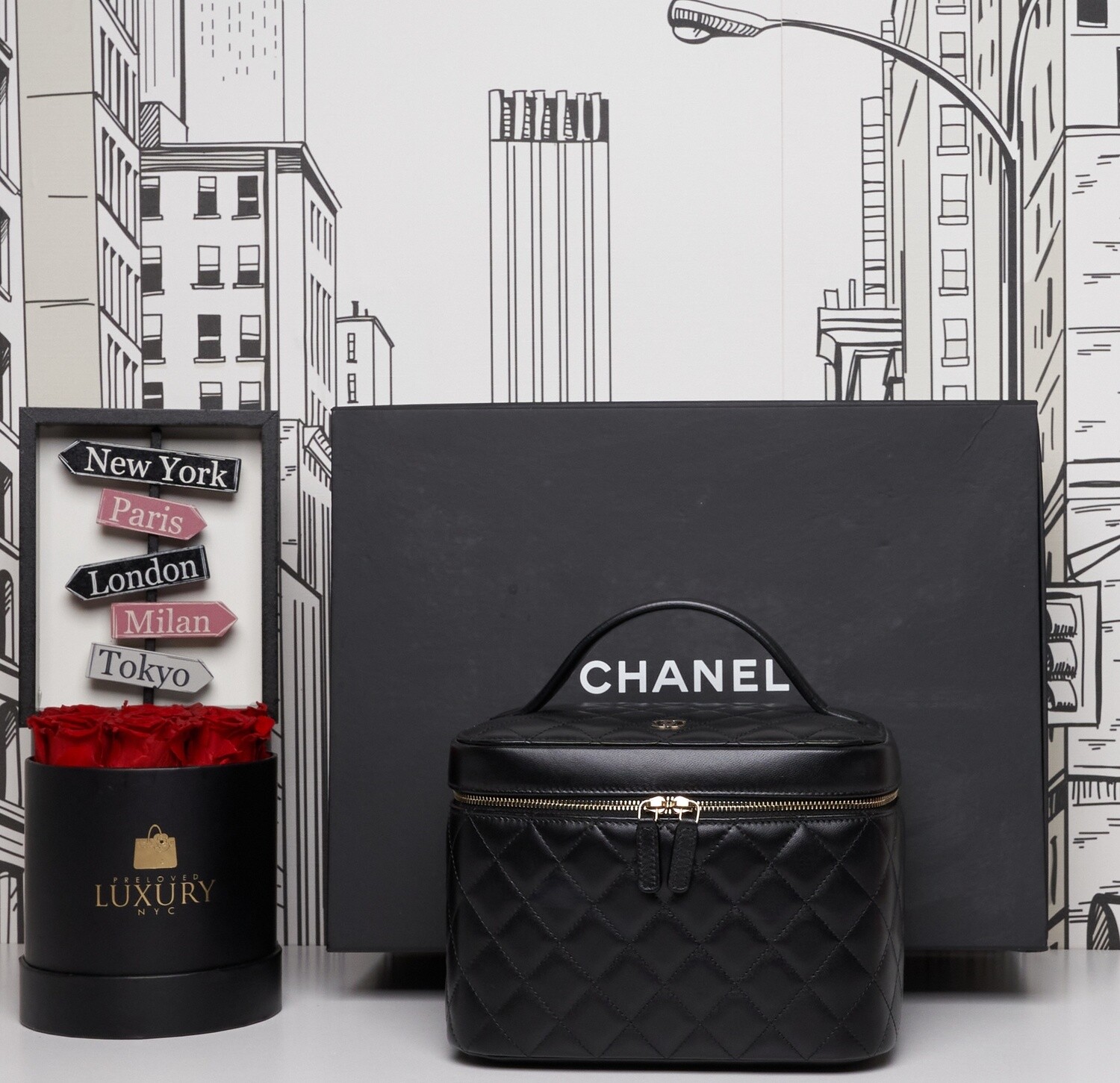 Chanel Lambskin Vanity Bag