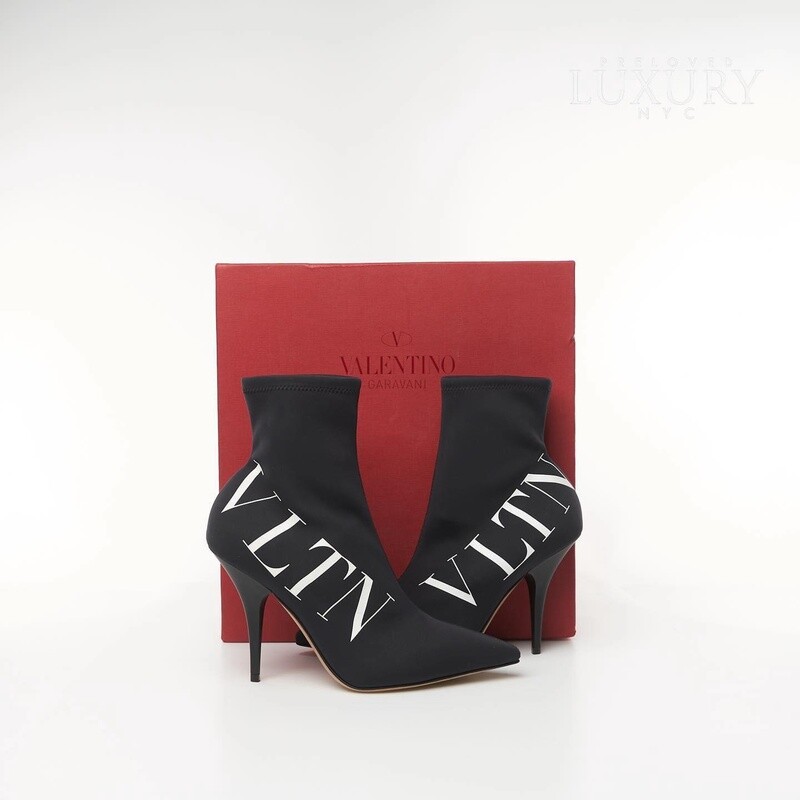 Valentino Logo Sock Booties size EU 38