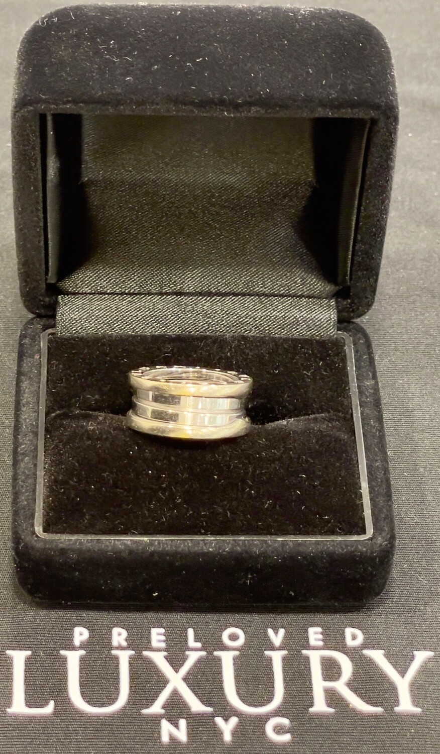Bulgari B. Zero 1 Ring White Gold Size 5