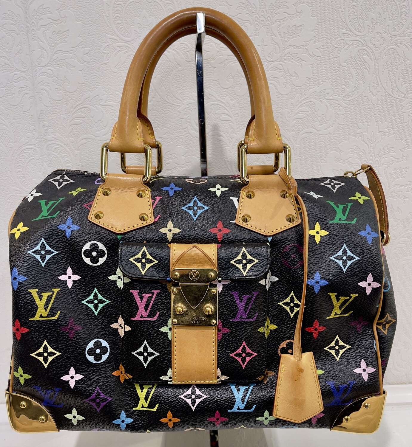 Louis Vuitton Murakami Speedy 30 Black