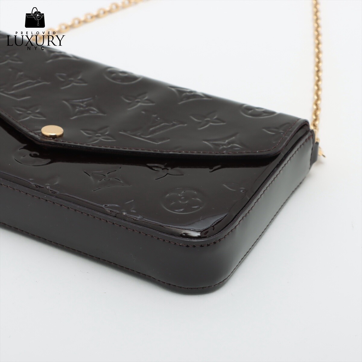 Louis Vuitton Felicie Vernis Amarante