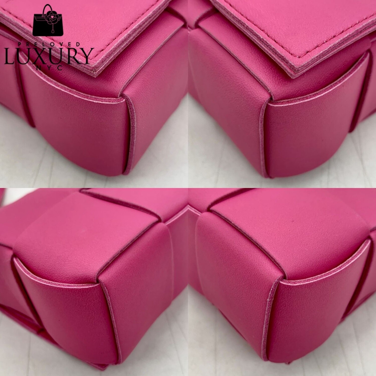 関税込★BottegaVenata★可愛いメタリックピンクCandy Cassette Bottega Veneta Candy Cassette Bag | Vivrelle