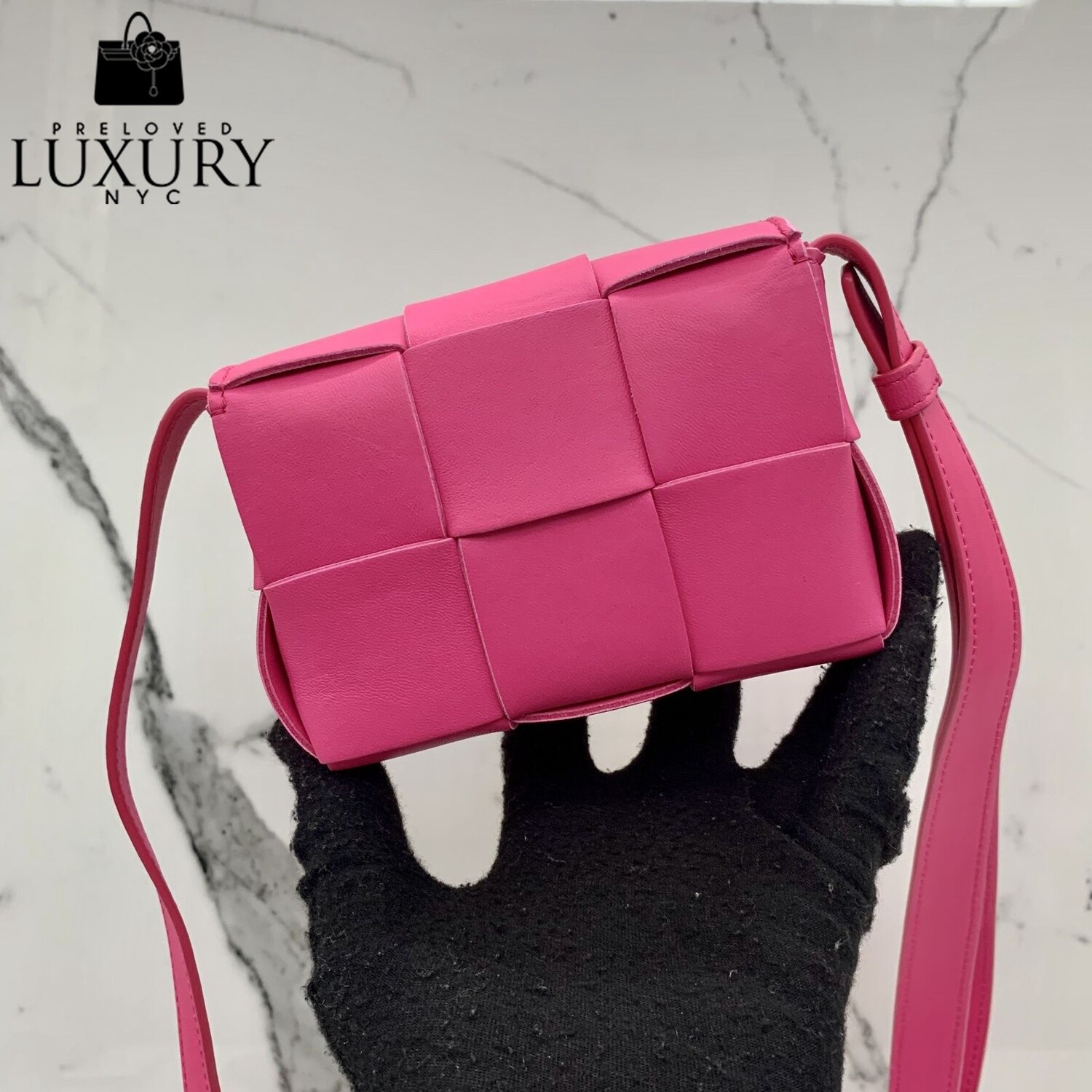 Bottega Veneta Candy Pink Cassette Bag
