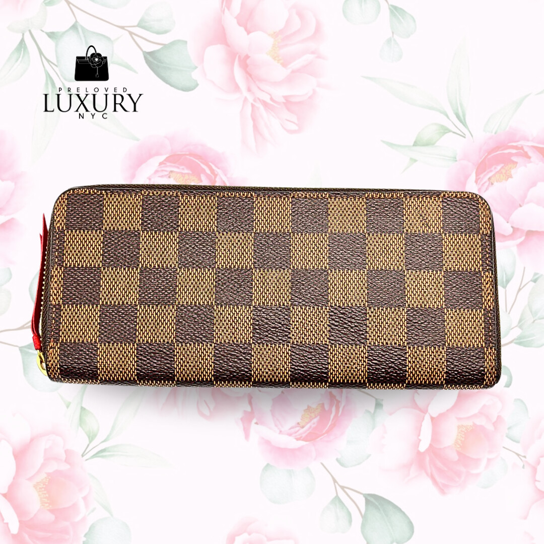 LOUIS VUITTON Damier Porte Foyle Clemence