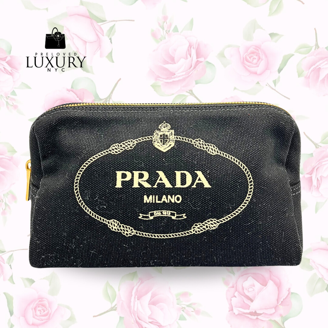 PRADA Canapa Pouch