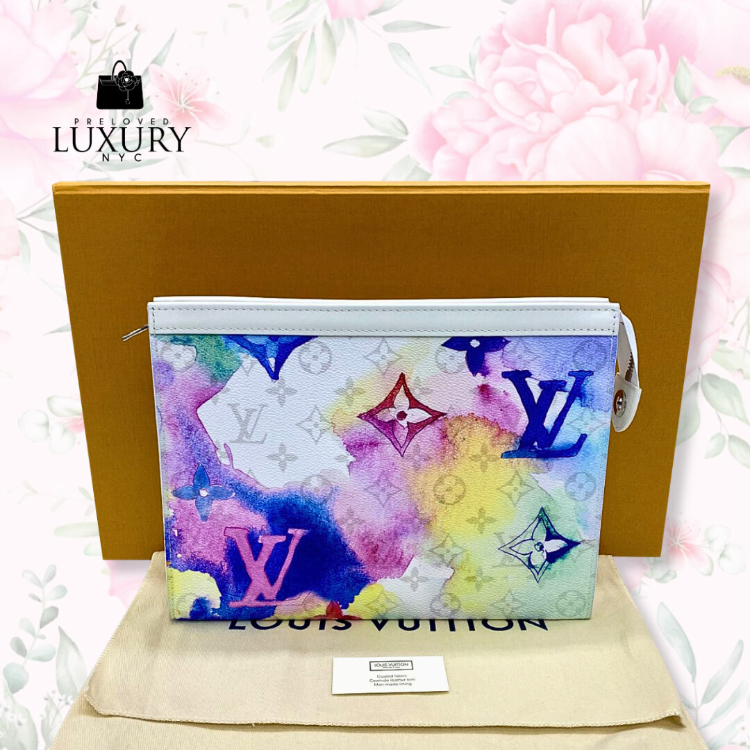 LOUIS VUITTON Monogram Water Color Voyage MM Pochette