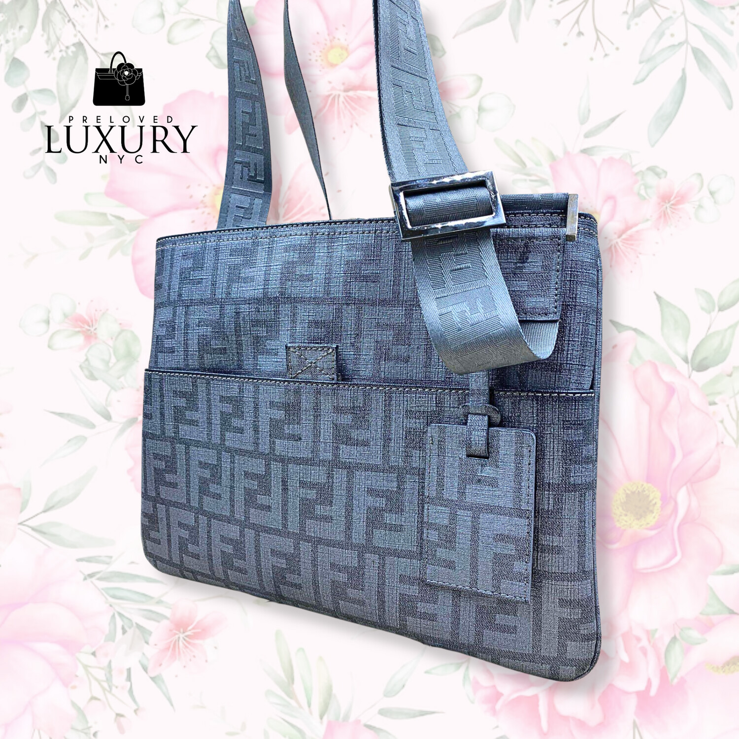 FENDI Zucca PVC Shoulder Bag