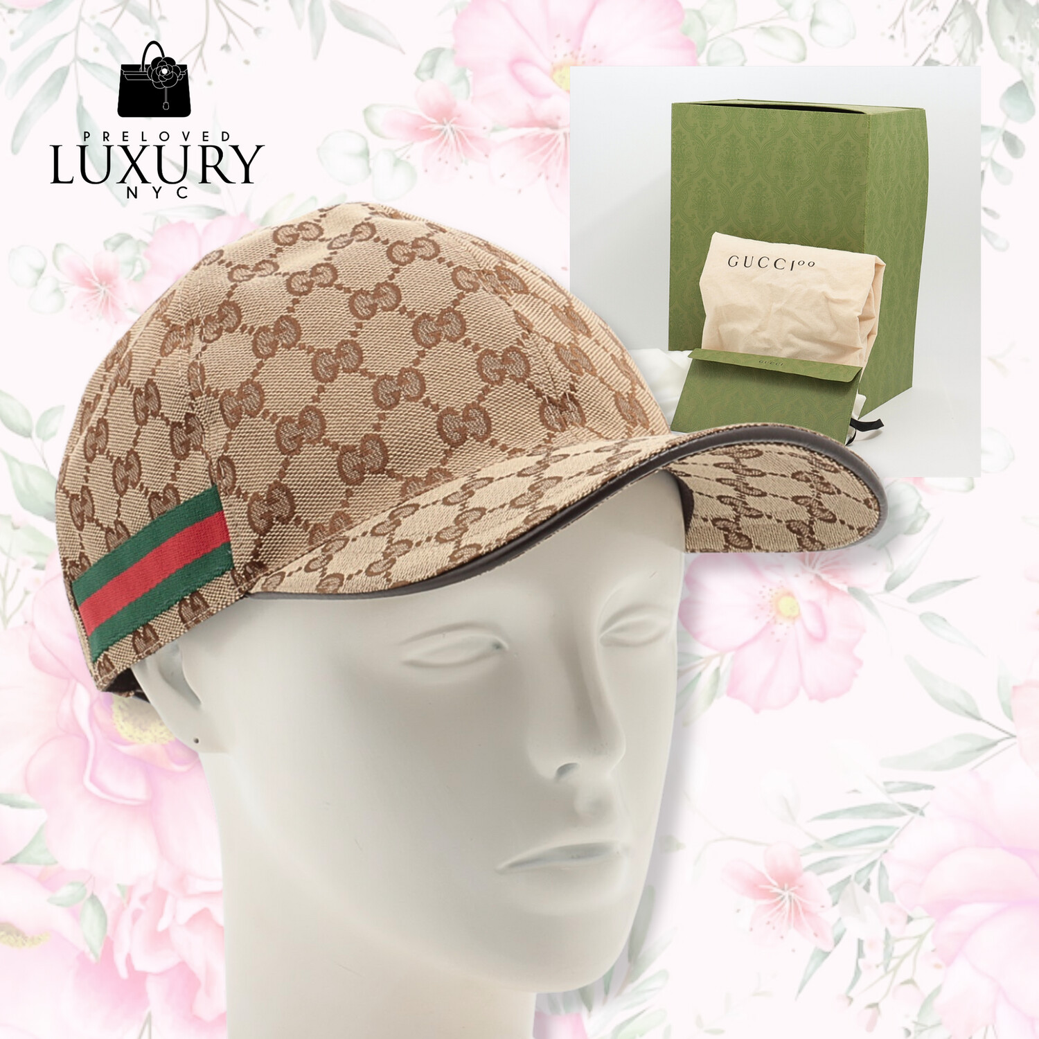 GUCCI Canvas Cap
