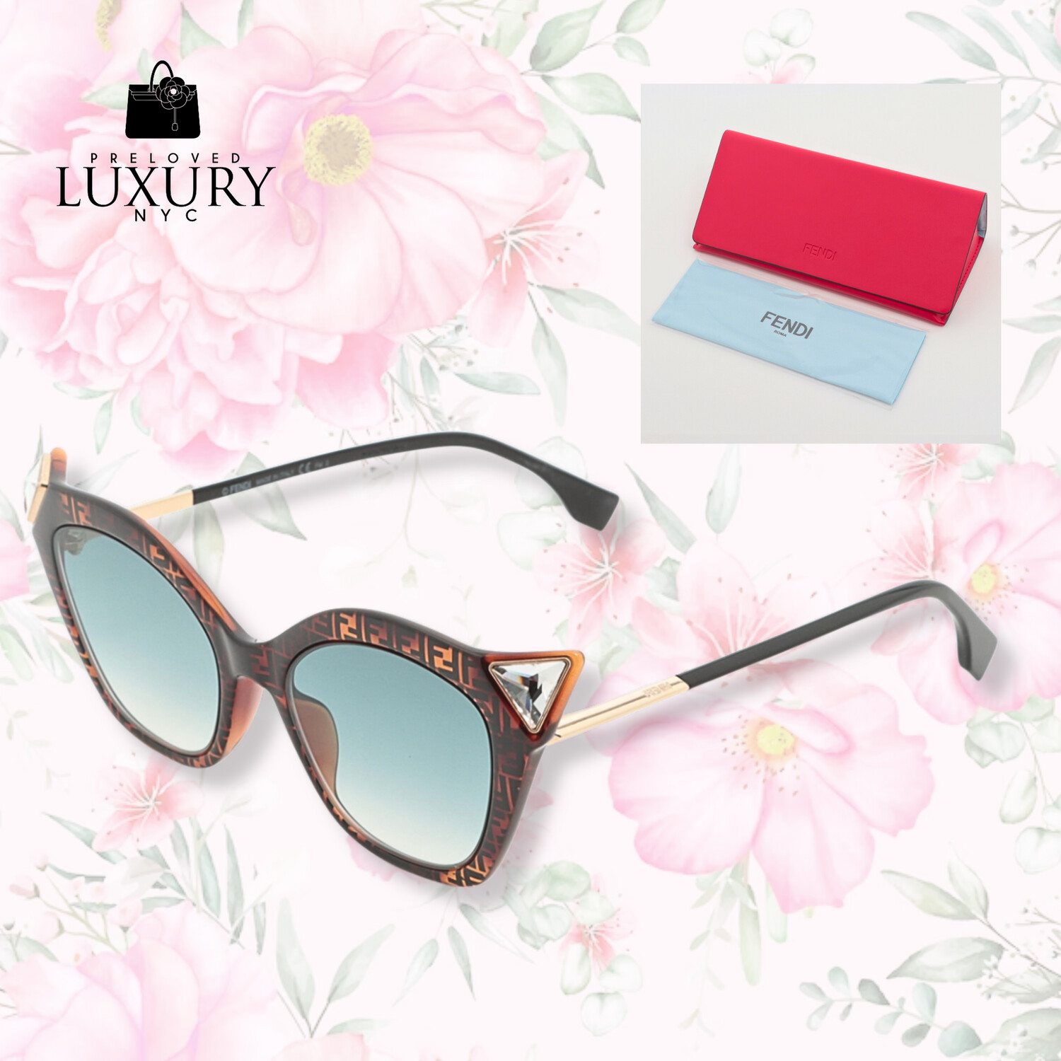 FENDI Logo Sunglasses
