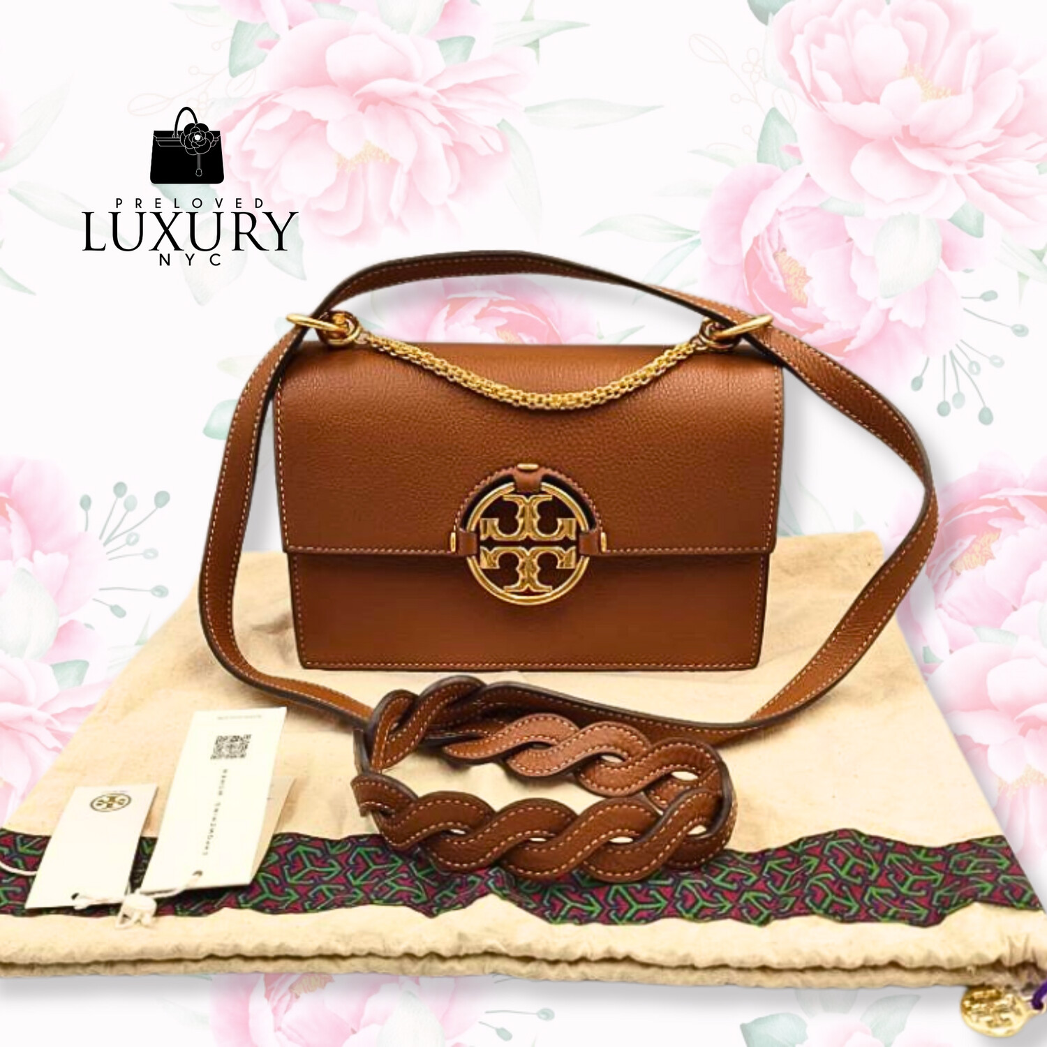 TORY BURCH Brown Shoulder Bag
