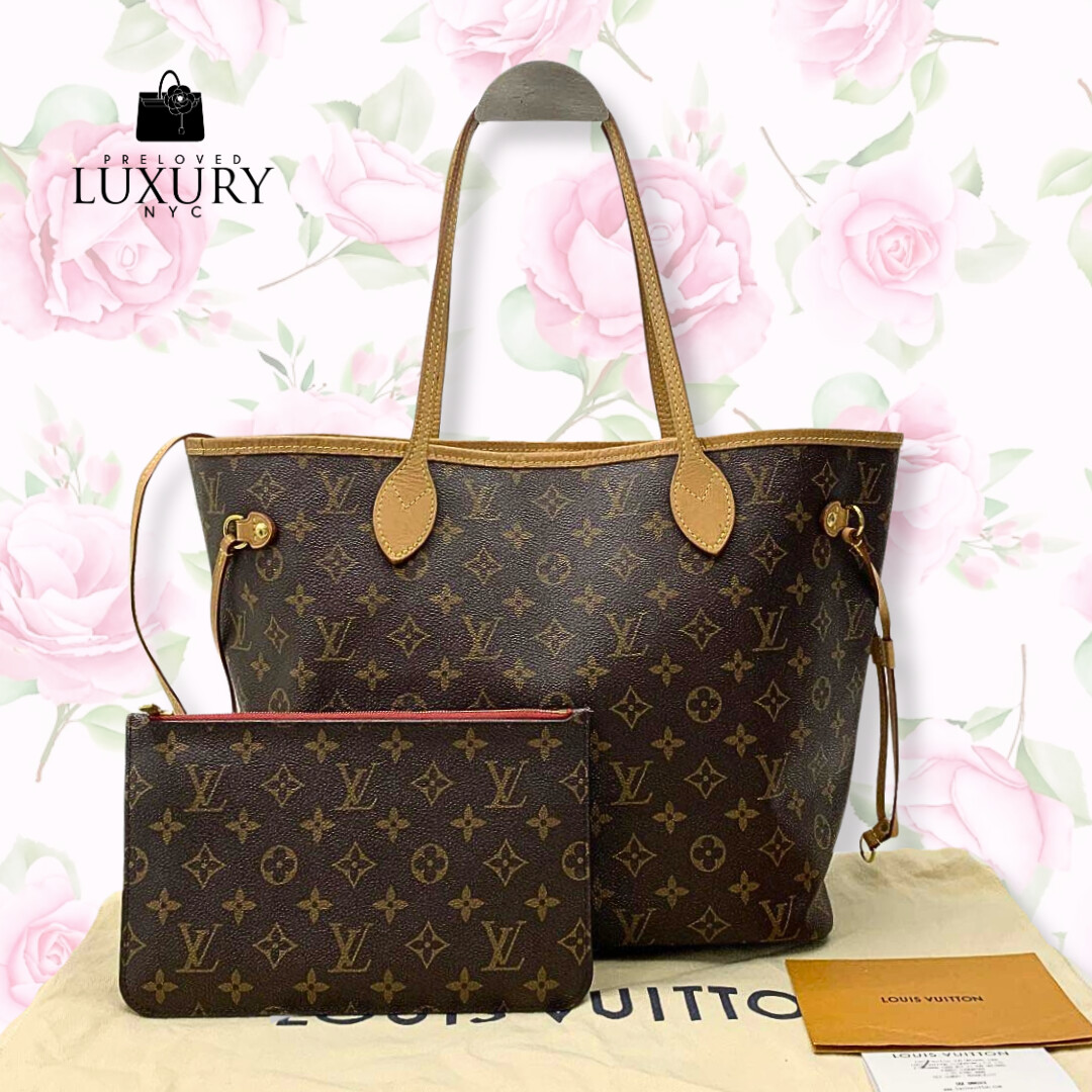LOUIS VUITTON Neverfull MM with Pouch