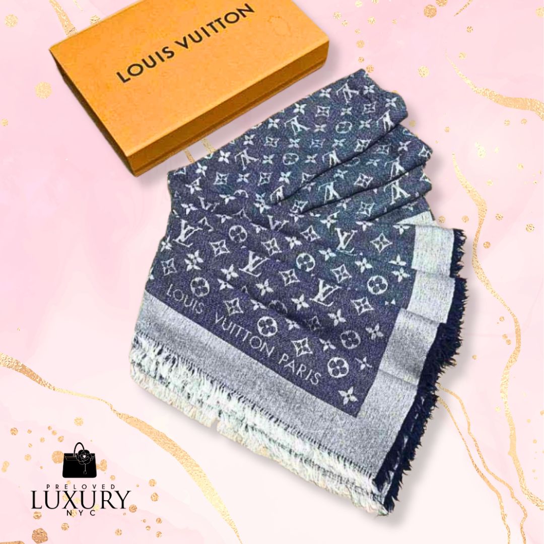 LOUIS VUITTON Denim Scarf