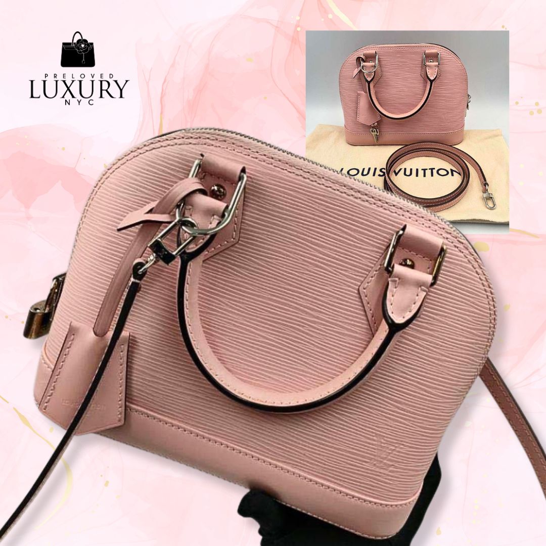 LOUIS VUITTON Epi Alma BB Pink 1