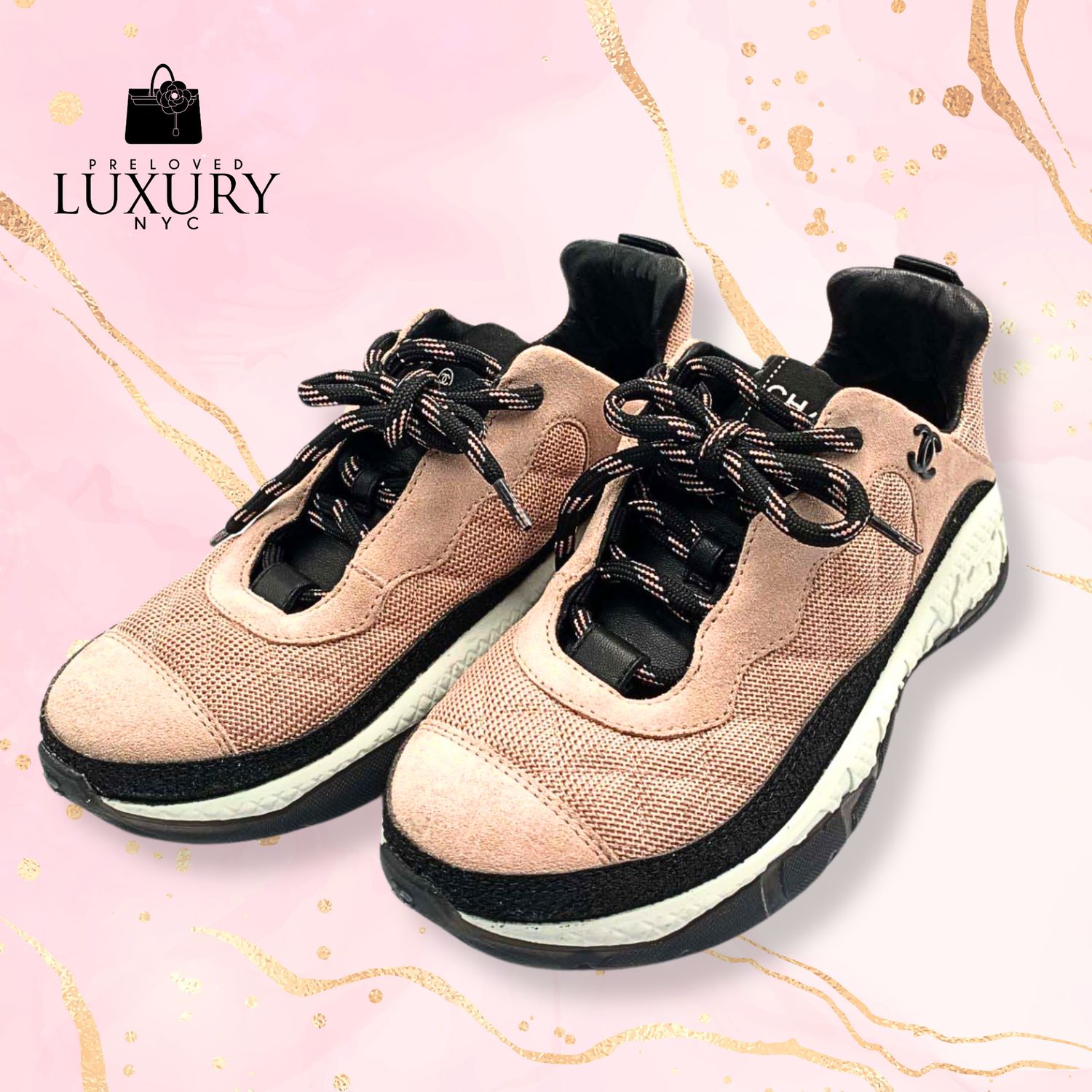 CHANEL Sneakers Pink