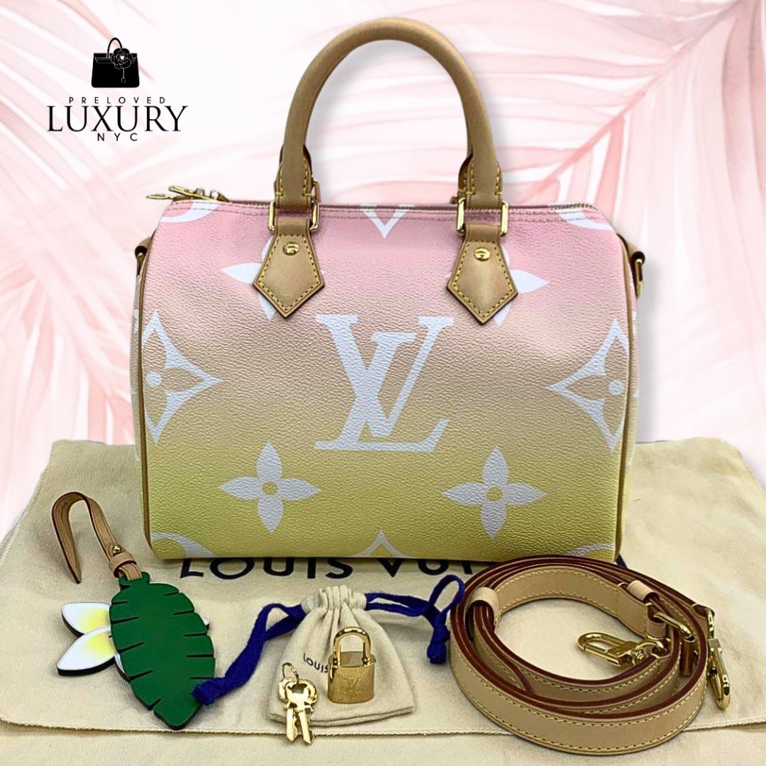 LOUIS VUITTON Monogram Giant By The Pool Speedy 25 Bandoulire