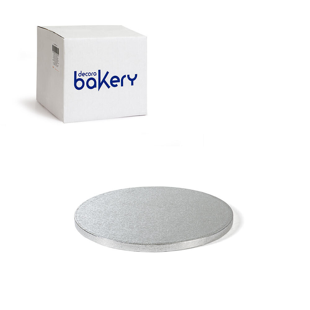 Decora Sottotorta Rigido Rotondo Argento linea Bakery Diametro cm 28 x 1,2 h