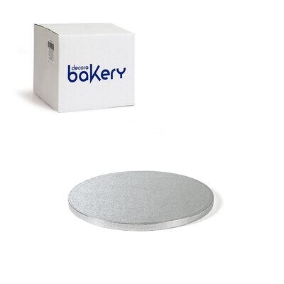 Decora Sottotorta Rigido Rotondo Argento linea Bakery Diametro cm 28 x 1,2 h