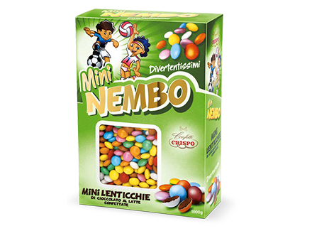 Crispo Confetti al Cioccolato Mini Nembo Tipo Smarties Senza Glutine (Gluten Free) 1 Kg