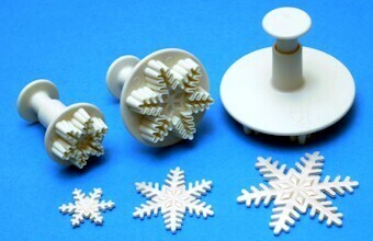 Graziano Tagliapasta ad Espulsione Forma di Ghiaccio 3 Pezzi Dimensioni 3 - 4 - 5,5 cm.