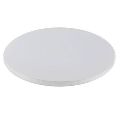 Decora Cakeboard Vassoio Sottotorta Rotondo Rivestito Bianco Diametro Ø 40 h 1,2 cm