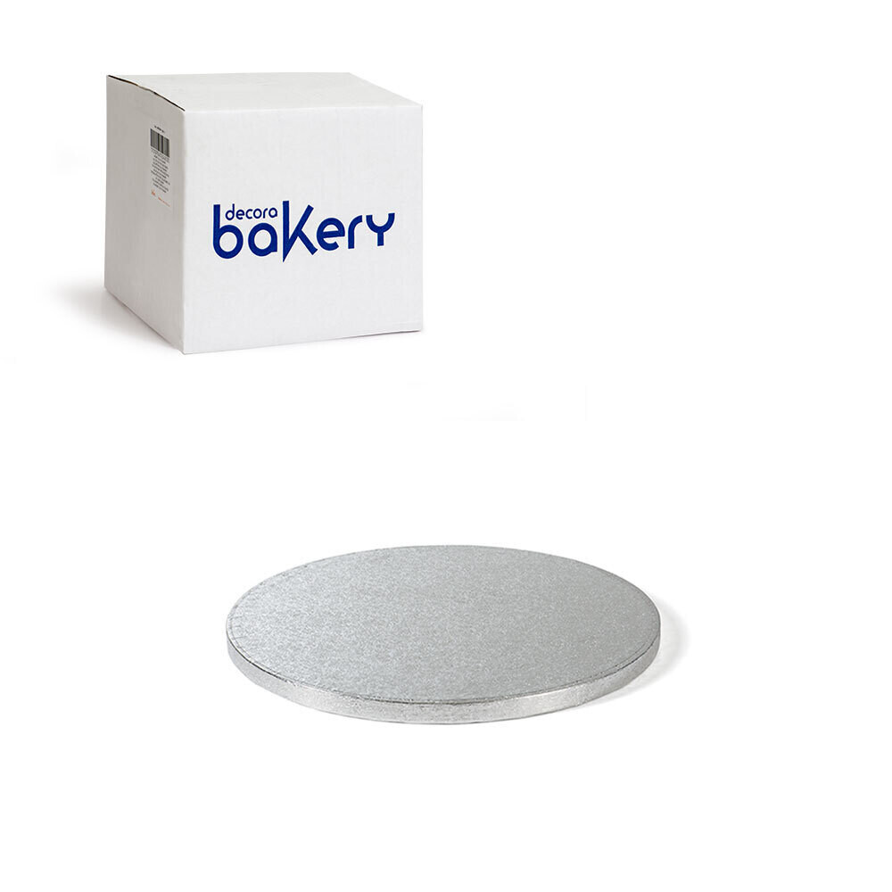 Decora Sottotorta Rigido Rotondo Argento linea Bakery Diametro cm 26 x 1,2 h