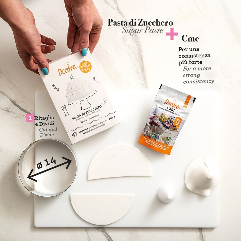 Decora CMC – Carbossimetilcellulosa Per Pasta Di Zucchero 40 gr