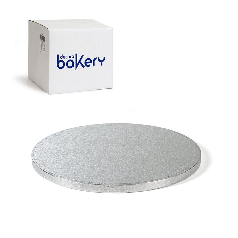 Decora Sottotorta Rigido Rotondo Argento linea Bakery Diametro cm 45 x 1,2 h